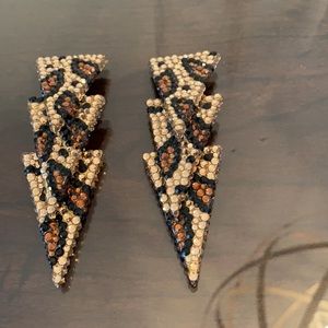 Vintage Richard Kerr Rhinestone Earrings
